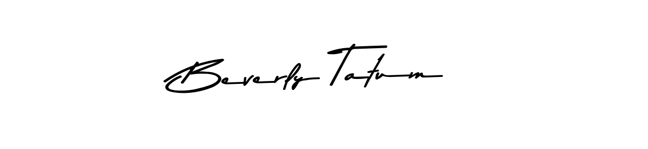 Make a beautiful signature design for name Beverly Tatum. Use this online signature maker to create a handwritten signature for free. Beverly Tatum signature style 9 images and pictures png