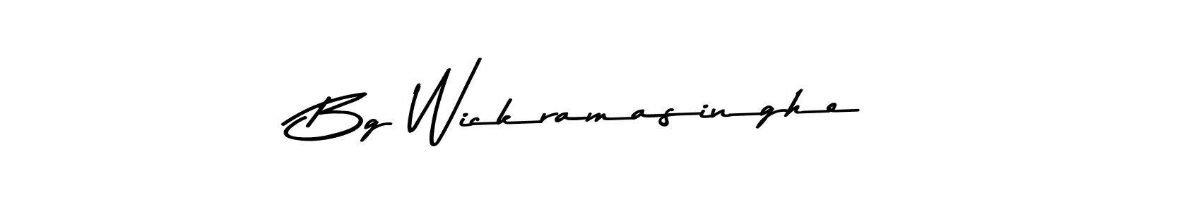 Also You can easily find your signature by using the search form. We will create Bg Wickramasinghe name handwritten signature images for you free of cost using Asem Kandis PERSONAL USE sign style. Bg Wickramasinghe signature style 9 images and pictures png