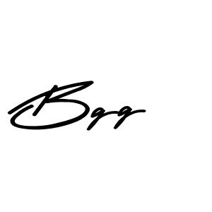 Make a beautiful signature design for name Bgg. With this signature (Asem Kandis PERSONAL USE) style, you can create a handwritten signature for free. Bgg signature style 9 images and pictures png