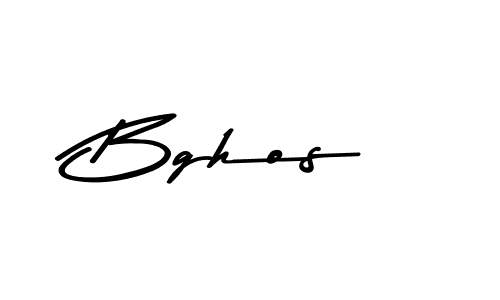 Create a beautiful signature design for name Bghos. With this signature (Asem Kandis PERSONAL USE) fonts, you can make a handwritten signature for free. Bghos signature style 9 images and pictures png