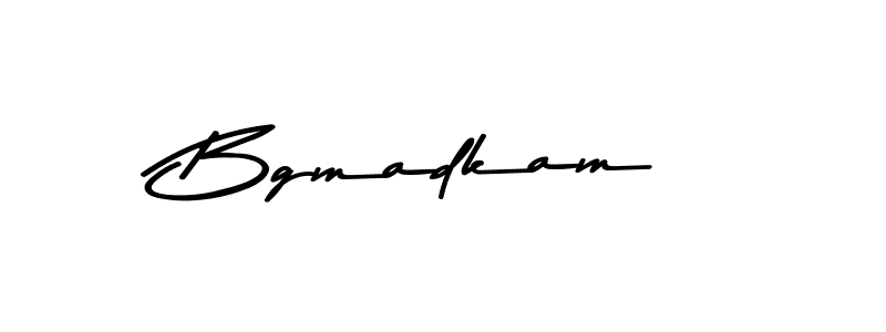 Also You can easily find your signature by using the search form. We will create Bgmadkam name handwritten signature images for you free of cost using Asem Kandis PERSONAL USE sign style. Bgmadkam signature style 9 images and pictures png