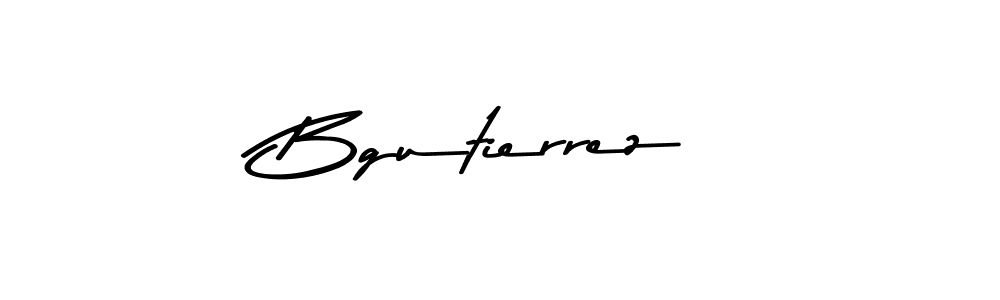Also You can easily find your signature by using the search form. We will create Bgutierrez name handwritten signature images for you free of cost using Asem Kandis PERSONAL USE sign style. Bgutierrez signature style 9 images and pictures png