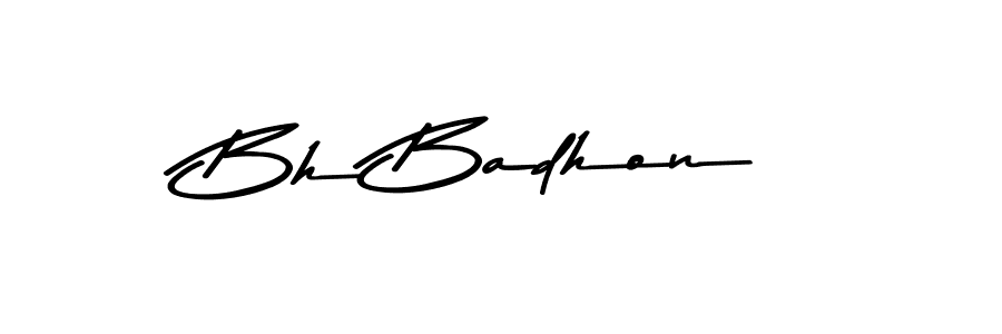 You should practise on your own different ways (Asem Kandis PERSONAL USE) to write your name (Bh Badhon) in signature. don't let someone else do it for you. Bh Badhon signature style 9 images and pictures png