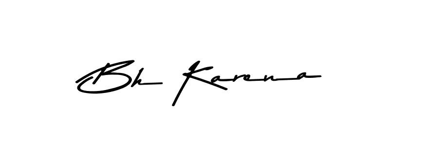 How to make Bh Karena signature? Asem Kandis PERSONAL USE is a professional autograph style. Create handwritten signature for Bh Karena name. Bh Karena signature style 9 images and pictures png
