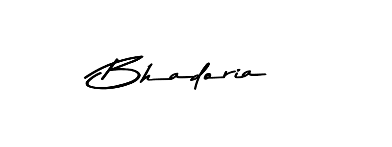 Design your own signature with our free online signature maker. With this signature software, you can create a handwritten (Asem Kandis PERSONAL USE) signature for name Bhadoria. Bhadoria signature style 9 images and pictures png