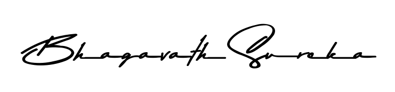 A timeless handwritten aesthetic for Bhagavath Sureka. The Asem Kandis PERSONAL USE font gives your signature a handcrafted feel with natural curves. Bhagavath Sureka signature style 9 images and pictures png