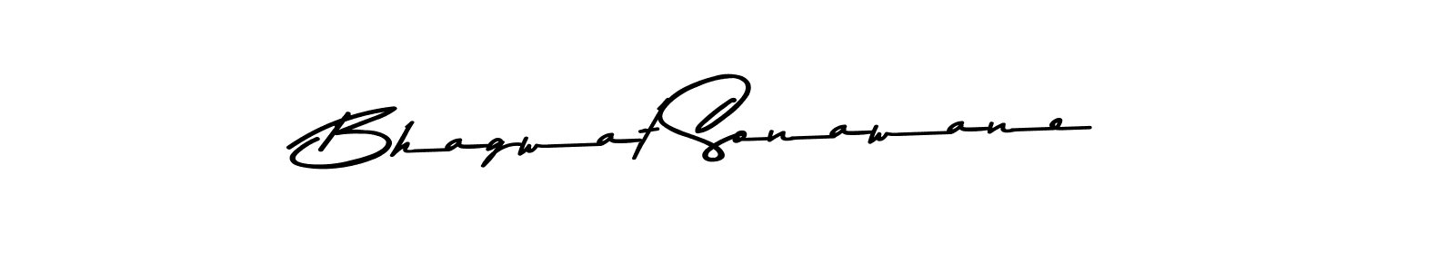 How to make Bhagwat Sonawane name signature. Use Asem Kandis PERSONAL USE style for creating short signs online. This is the latest handwritten sign. Bhagwat Sonawane signature style 9 images and pictures png