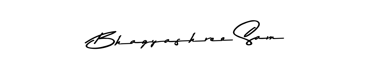 Asem Kandis PERSONAL USE is a professional signature style that is perfect for those who want to add a touch of class to their signature. It is also a great choice for those who want to make their signature more unique. Get Bhagyashree Sam name to fancy signature for free. Bhagyashree Sam signature style 9 images and pictures png
