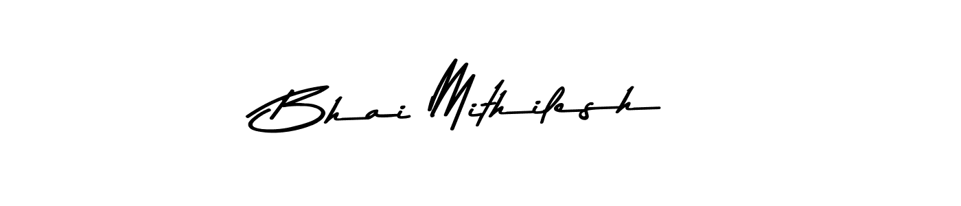 You can use this online signature creator to create a handwritten signature for the name Bhai Mithilesh. This is the best online autograph maker. Bhai Mithilesh signature style 9 images and pictures png