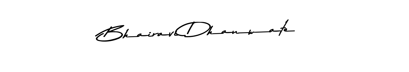 Create a beautiful signature design for name Bhairavi Dhanwate. With this signature (Asem Kandis PERSONAL USE) fonts, you can make a handwritten signature for free. Bhairavi Dhanwate signature style 9 images and pictures png