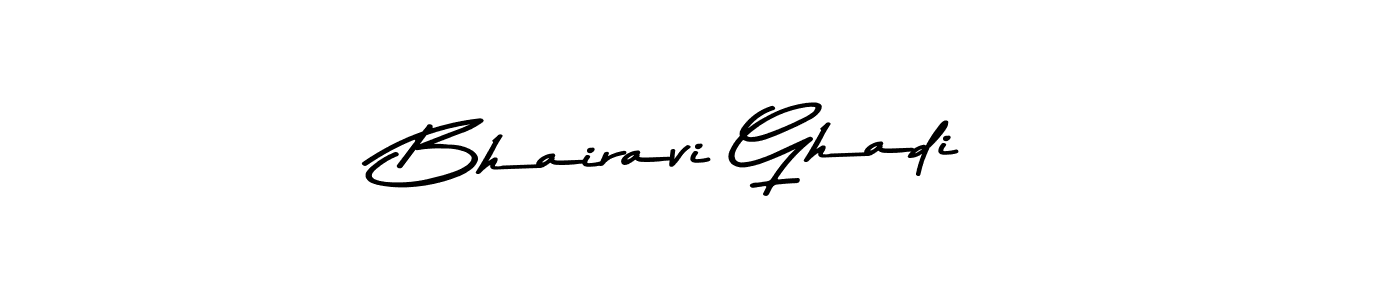 if you are searching for the best signature style for your name Bhairavi Ghadi. so please give up your signature search. here we have designed multiple signature styles  using Asem Kandis PERSONAL USE. Bhairavi Ghadi signature style 9 images and pictures png