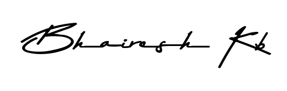 You should practise on your own different ways (Asem Kandis PERSONAL USE) to write your name (Bhairesh Kb) in signature. Don't let someone else do it for you. Bhairesh Kb signature style 9 images and pictures png