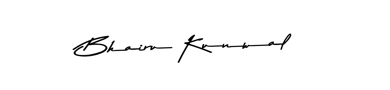 You can use this online signature creator to create a handwritten signature for the name Bhairu Kunwal. This is the best online autograph maker. Bhairu Kunwal signature style 9 images and pictures png