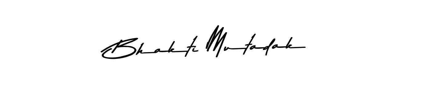 Design your own signature with our free online signature maker. With this signature software, you can create a handwritten (Asem Kandis PERSONAL USE) signature for name Bhakti Mutadak. Bhakti Mutadak signature style 9 images and pictures png