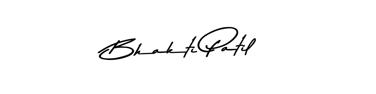 Make a beautiful signature design for name Bhakti Patil. With this signature (Asem Kandis PERSONAL USE) style, you can create a handwritten signature for free. Bhakti Patil signature style 9 images and pictures png