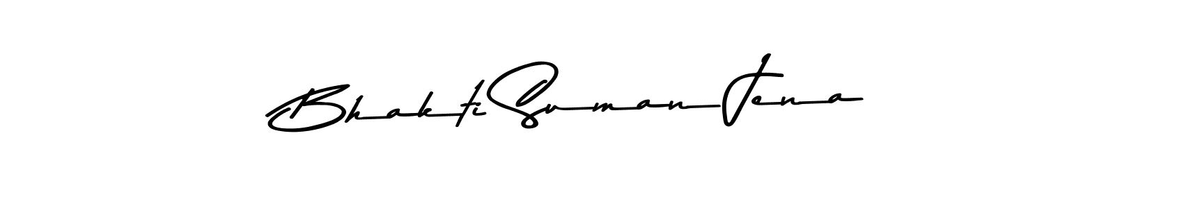 Bhakti Suman Jena stylish signature style. Best Handwritten Sign (Asem Kandis PERSONAL USE) for my name. Handwritten Signature Collection Ideas for my name Bhakti Suman Jena. Bhakti Suman Jena signature style 9 images and pictures png