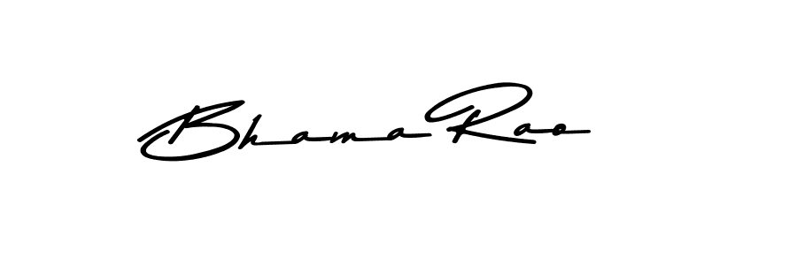 Use a signature maker to create a handwritten signature online. With this signature software, you can design (Asem Kandis PERSONAL USE) your own signature for name Bhama Rao. Bhama Rao signature style 9 images and pictures png