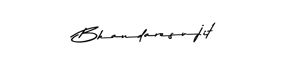 Bhandaresujit stylish signature style. Best Handwritten Sign (Asem Kandis PERSONAL USE) for my name. Handwritten Signature Collection Ideas for my name Bhandaresujit. Bhandaresujit signature style 9 images and pictures png