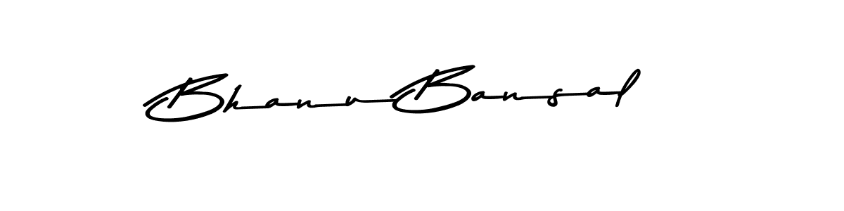 Create a beautiful signature design for name Bhanu Bansal. With this signature (Asem Kandis PERSONAL USE) fonts, you can make a handwritten signature for free. Bhanu Bansal signature style 9 images and pictures png