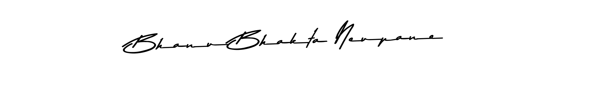 Design your own signature with our free online signature maker. With this signature software, you can create a handwritten (Asem Kandis PERSONAL USE) signature for name Bhanu Bhakta Neupane. Bhanu Bhakta Neupane signature style 9 images and pictures png