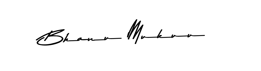 How to make Bhanu Mukuu name signature. Use Asem Kandis PERSONAL USE style for creating short signs online. This is the latest handwritten sign. Bhanu Mukuu signature style 9 images and pictures png