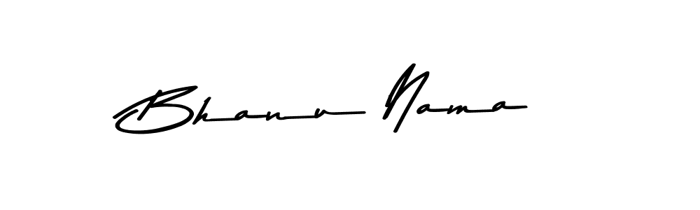 Design your own signature with our free online signature maker. With this signature software, you can create a handwritten (Asem Kandis PERSONAL USE) signature for name Bhanu Nama. Bhanu Nama signature style 9 images and pictures png