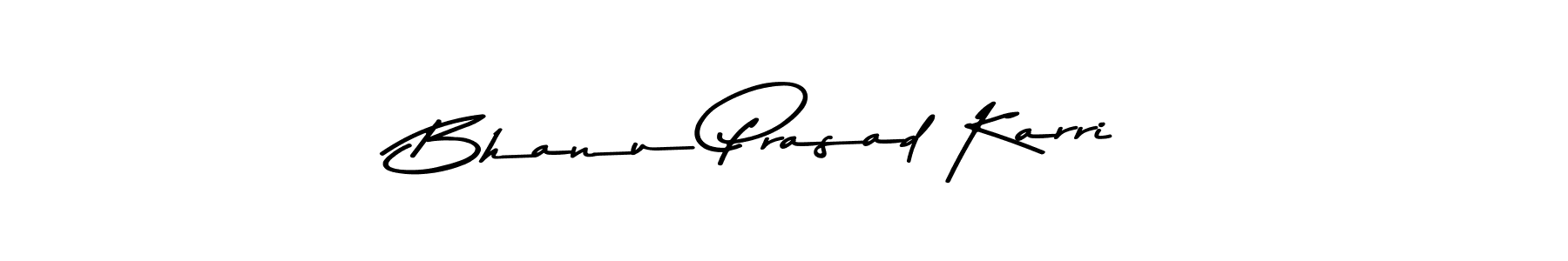 Use a signature maker to create a handwritten signature online. With this signature software, you can design (Asem Kandis PERSONAL USE) your own signature for name Bhanu Prasad Karri. Bhanu Prasad Karri signature style 9 images and pictures png