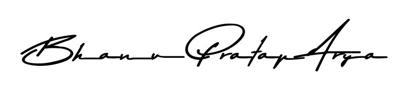Transform the name Bhanu Pratap Arya into a signature masterpiece using Asem Kandis PERSONAL USE font. Ideal for photographers, artists, and creators looking for watermarks. Bhanu Pratap Arya signature style 9 images and pictures png