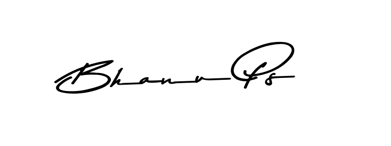 Design your own signature with our free online signature maker. With this signature software, you can create a handwritten (Asem Kandis PERSONAL USE) signature for name Bhanu Ps. Bhanu Ps signature style 9 images and pictures png