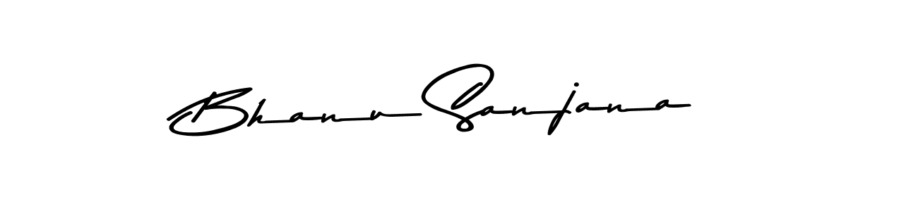 The best way (Asem Kandis PERSONAL USE) to make a short signature is to pick only two or three words in your name. The name Bhanu Sanjana include a total of six letters. For converting this name. Bhanu Sanjana signature style 9 images and pictures png