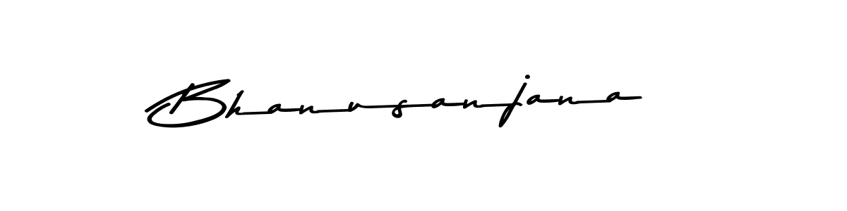 Use a signature maker to create a handwritten signature online. With this signature software, you can design (Asem Kandis PERSONAL USE) your own signature for name Bhanusanjana. Bhanusanjana signature style 9 images and pictures png