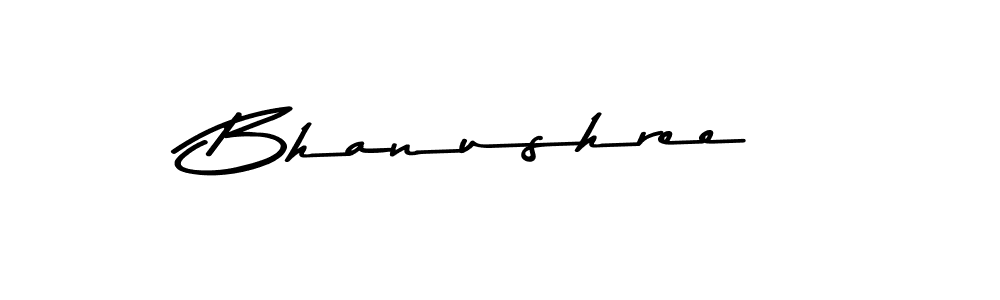 Make a beautiful signature design for name Bhanushree. With this signature (Asem Kandis PERSONAL USE) style, you can create a handwritten signature for free. Bhanushree signature style 9 images and pictures png