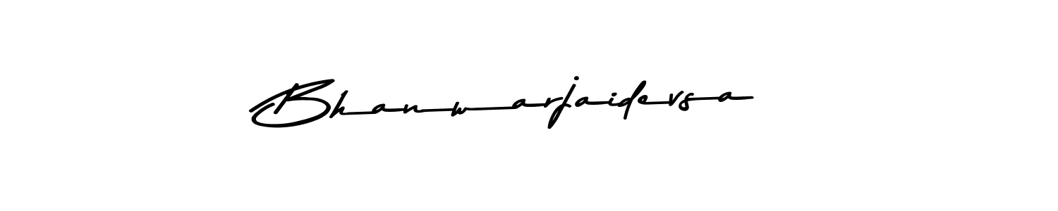 Design your own signature with our free online signature maker. With this signature software, you can create a handwritten (Asem Kandis PERSONAL USE) signature for name Bhanwarjaidevsa. Bhanwarjaidevsa signature style 9 images and pictures png