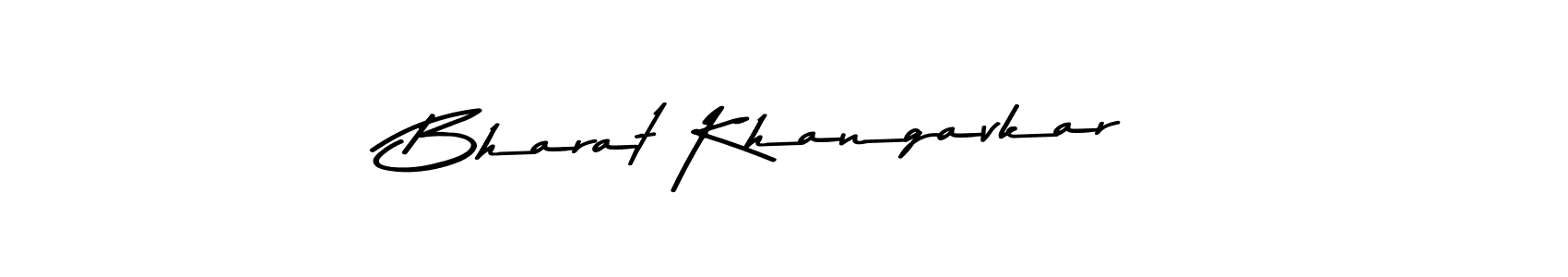 The best way (Asem Kandis PERSONAL USE) to make a short signature is to pick only two or three words in your name. The name Bharat Khangavkar include a total of six letters. For converting this name. Bharat Khangavkar signature style 9 images and pictures png