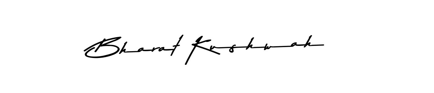 The best way (Asem Kandis PERSONAL USE) to make a short signature is to pick only two or three words in your name. The name Bharat Kushwah include a total of six letters. For converting this name. Bharat Kushwah signature style 9 images and pictures png