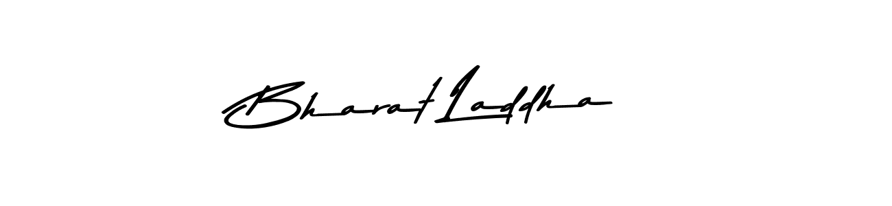 Make a beautiful signature design for name Bharat Laddha. With this signature (Asem Kandis PERSONAL USE) style, you can create a handwritten signature for free. Bharat Laddha signature style 9 images and pictures png