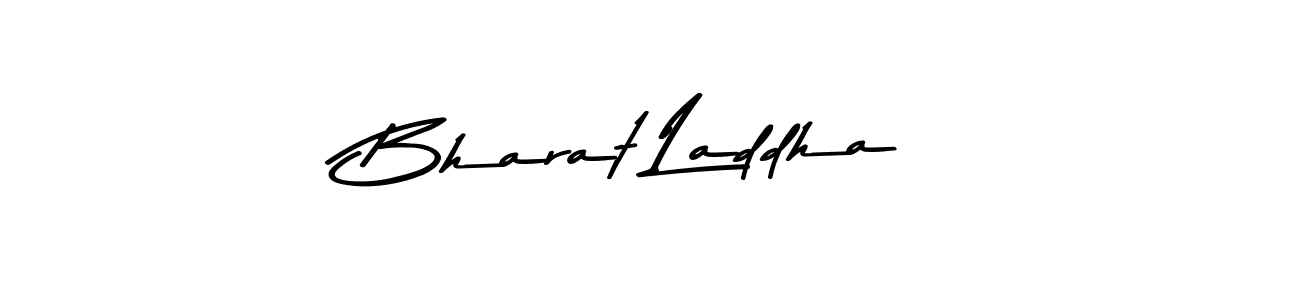 Create a beautiful signature design for name Bharat Laddha. With this signature (Asem Kandis PERSONAL USE) fonts, you can make a handwritten signature for free. Bharat Laddha signature style 9 images and pictures png