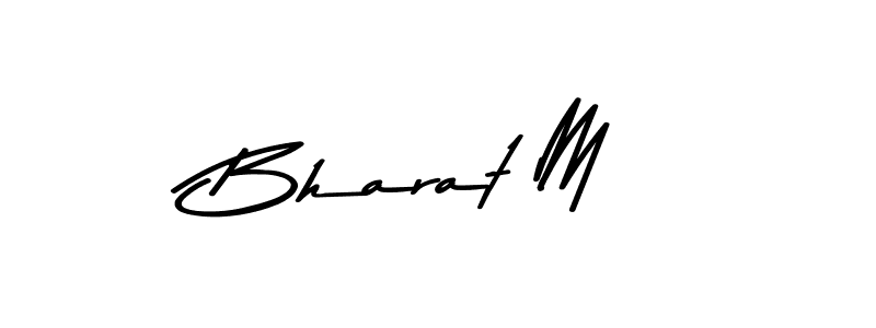 You should practise on your own different ways (Asem Kandis PERSONAL USE) to write your name (Bharat M) in signature. don't let someone else do it for you. Bharat M signature style 9 images and pictures png