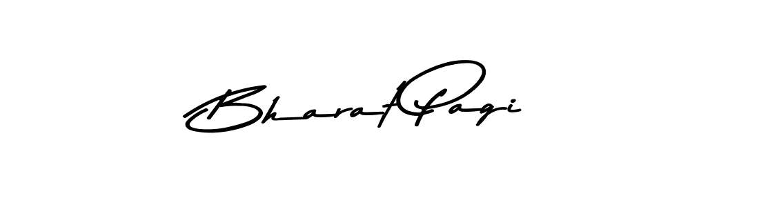 Make a beautiful signature design for name Bharat Pagi. With this signature (Asem Kandis PERSONAL USE) style, you can create a handwritten signature for free. Bharat Pagi signature style 9 images and pictures png