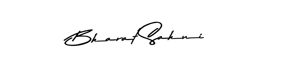 Use a signature maker to create a handwritten signature online. With this signature software, you can design (Asem Kandis PERSONAL USE) your own signature for name Bharat Sahni. Bharat Sahni signature style 9 images and pictures png