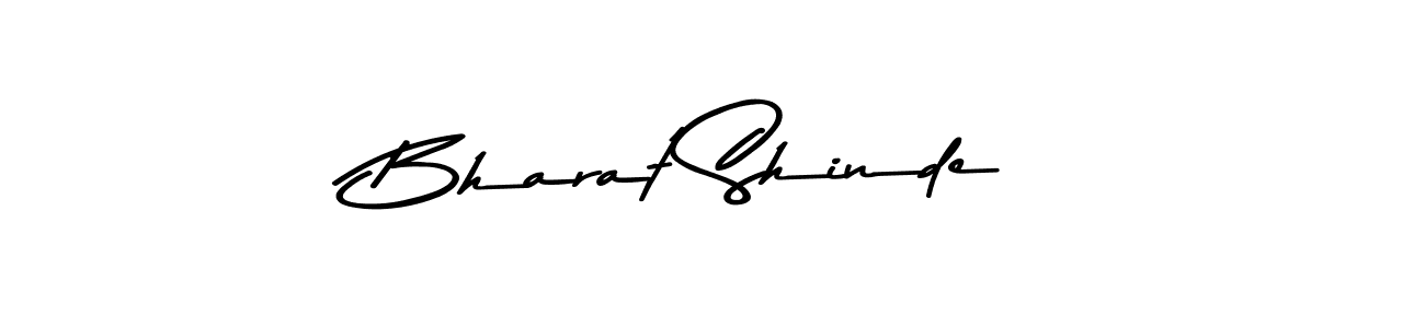 Design your own signature with our free online signature maker. With this signature software, you can create a handwritten (Asem Kandis PERSONAL USE) signature for name Bharat Shinde. Bharat Shinde signature style 9 images and pictures png