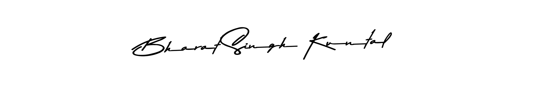 Create a beautiful signature design for name Bharat Singh Kuntal. With this signature (Asem Kandis PERSONAL USE) fonts, you can make a handwritten signature for free. Bharat Singh Kuntal signature style 9 images and pictures png