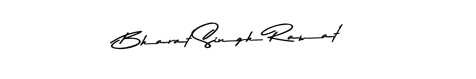 How to make Bharat Singh Rawat name signature. Use Asem Kandis PERSONAL USE style for creating short signs online. This is the latest handwritten sign. Bharat Singh Rawat signature style 9 images and pictures png