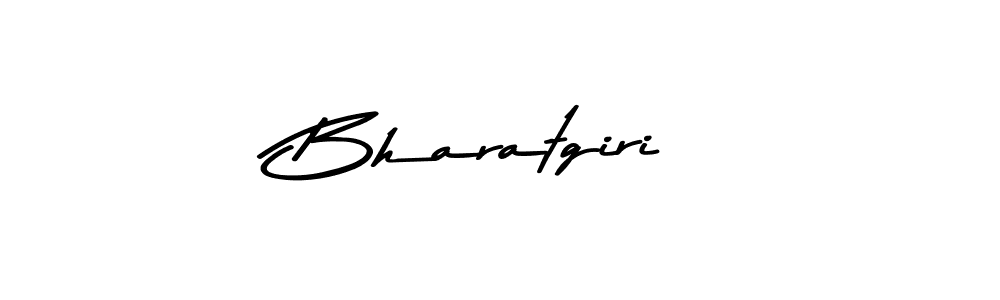 Design your own signature with our free online signature maker. With this signature software, you can create a handwritten (Asem Kandis PERSONAL USE) signature for name Bharatgiri. Bharatgiri signature style 9 images and pictures png