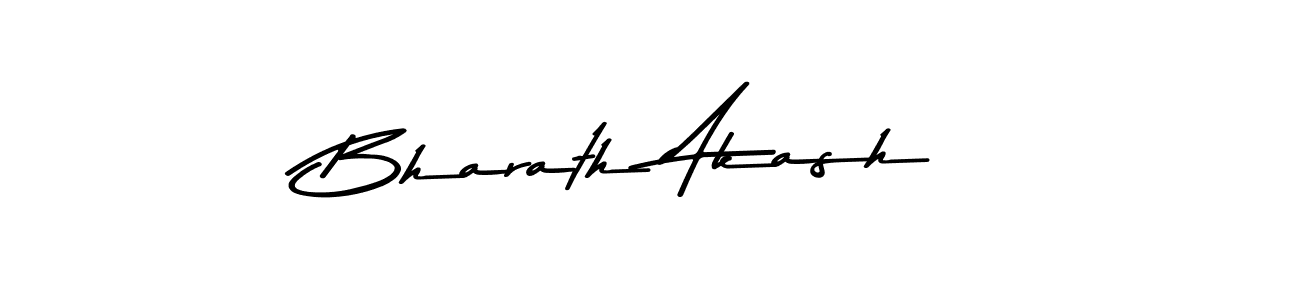 How to make Bharath Akash signature? Asem Kandis PERSONAL USE is a professional autograph style. Create handwritten signature for Bharath Akash name. Bharath Akash signature style 9 images and pictures png