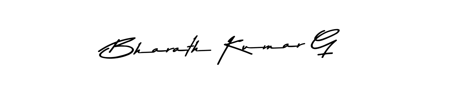 Also You can easily find your signature by using the search form. We will create Bharath Kumar G name handwritten signature images for you free of cost using Asem Kandis PERSONAL USE sign style. Bharath Kumar G signature style 9 images and pictures png