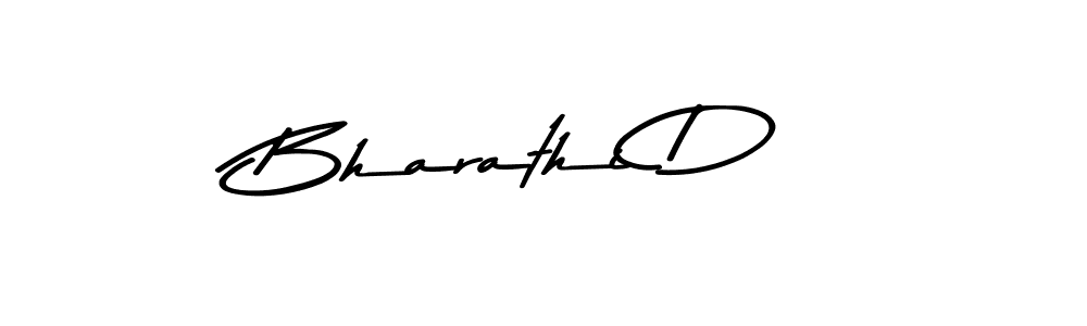 This is the best signature style for the Bharathi D name. Also you like these signature font (Asem Kandis PERSONAL USE). Mix name signature. Bharathi D signature style 9 images and pictures png