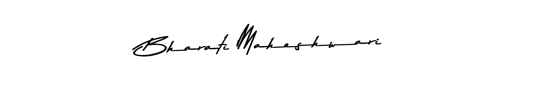 The best way (Asem Kandis PERSONAL USE) to make a short signature is to pick only two or three words in your name. The name Bharati Maheshwari include a total of six letters. For converting this name. Bharati Maheshwari signature style 9 images and pictures png