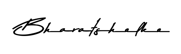 Make a beautiful signature design for name Bharatshelke. With this signature (Asem Kandis PERSONAL USE) style, you can create a handwritten signature for free. Bharatshelke signature style 9 images and pictures png