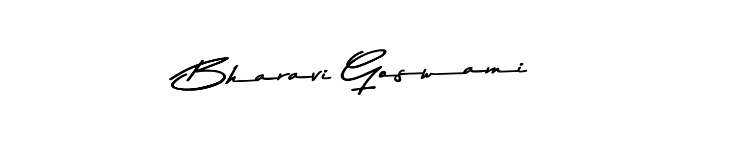 How to make Bharavi Goswami signature? Asem Kandis PERSONAL USE is a professional autograph style. Create handwritten signature for Bharavi Goswami name. Bharavi Goswami signature style 9 images and pictures png